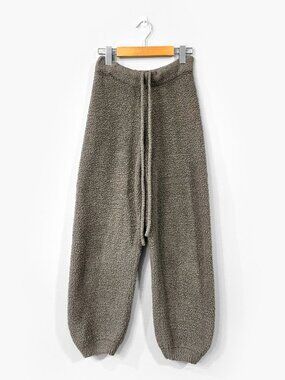 SKIMS Grey Cozy Knit Fleece Fuzzy Joggers